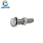 DIN961 Stainless Steel Hex Bolts With Flat Washer Ang Hex Nuts